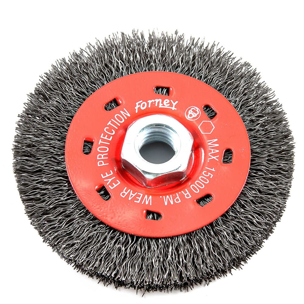 72788 Wire Wheel, Crimped, 4 in x